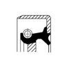 CORTECO 12012074B Shaft Seal, differential